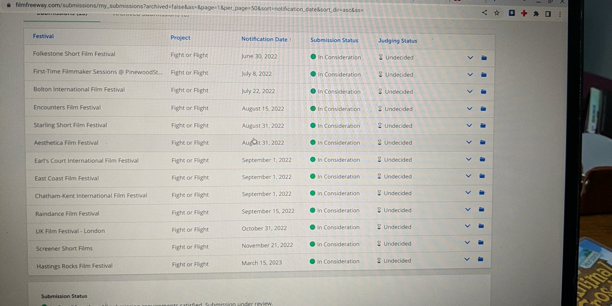 StudioSweeney's tweet image. Our new Short #FightorFlight has been submitted to 14 UK Film Festivals. I can't wait to get feedback from the festivals and hopefully other filmmakers 🤞🤞