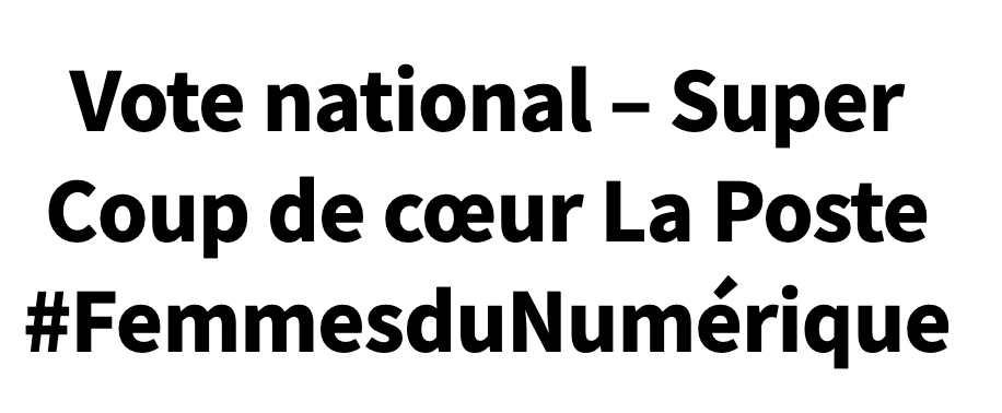 VincentMontet's tweet photo. Nos #alumnis #MBADMB ont du talent ! #FemmesDuNumérique  @GroupeLaPoste @Kissbankers  A Voté !  Bravo @Line_LLG et #masterprof #blockchain #health Merci de votre soutien #DMBfamily @MBADMB @EFAP_ @HUBInstitute https://t.co/1u91vyZ48L