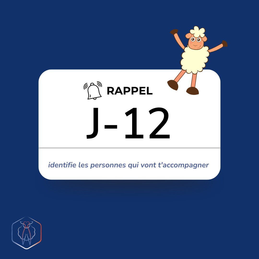 RAPPEL 🔔

J’espère que vous n’avez pas oublié que le 25 juin vous veniez à Le Dorat ?

Juste au cas où, identifiez vos amis pour leur rappeler que la date approche !

On vous attend nombreux. 🐑

#AMTM #moutons #laine #tontedemoutons #concours #rappel #veneznombreux