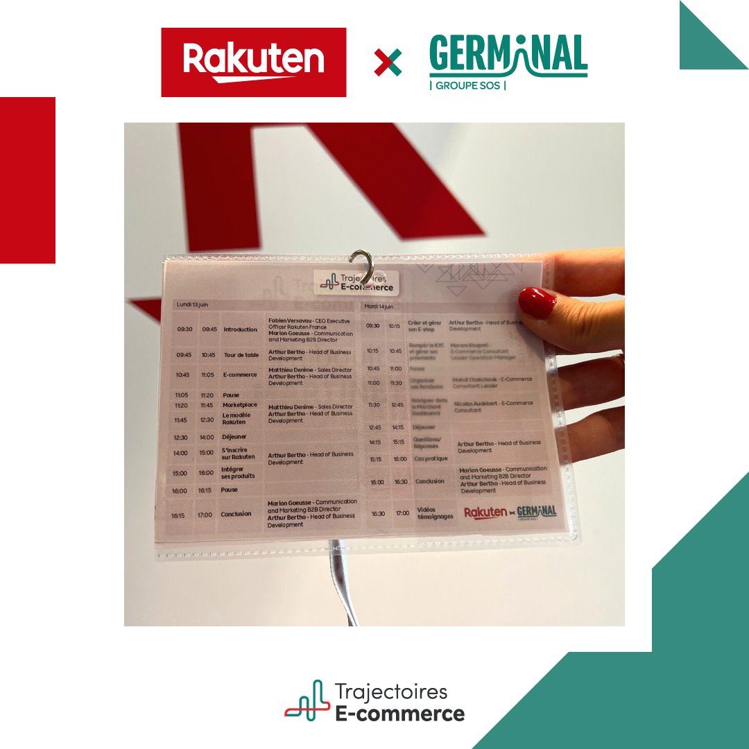 Demaaaandez le programme 🗞 !

Nos E-Commerce Consultants et nos Conseillers Numériques s'apprêtent à vivre deux journées de #formation passionnantes via le programme Trajectoires e-commerce ! 48 heures lancées par <a href="/FabienVersavau/">Fabien Versavau</a> himself ! 

<a href="/germinal_fr/">Association Germinal</a> <a href="/GroupeSOS/">Groupe SOS</a>
