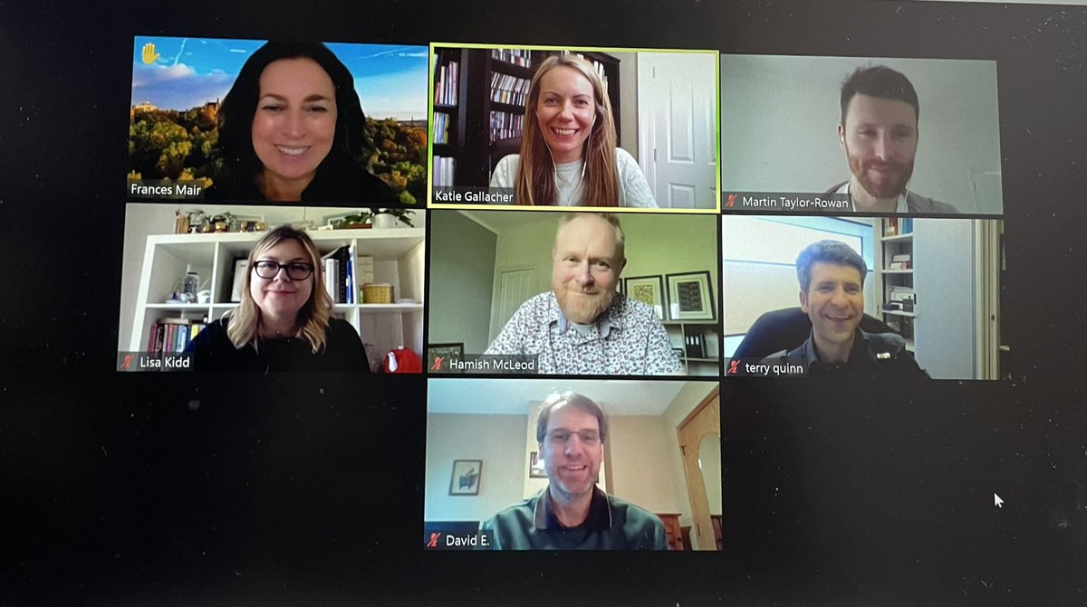 Meet the TRUSTED team. Excited to be working with this fabulous bunch on validation our patient-reported measure of #treatmentburden after #stroke <a href="/FrancesMair/">Frances Mair</a> <a href="/DrTerryQuinn/">Dr Terry Quinn💙</a> <a href="/HamishJMcleod/">Hamish McLeod</a> <a href="/lisakidd22/">Lisa Kidd</a> Prof David Eton and Dr Martin Taylor-Rowan <a href="/StrokeBurden/">Stroke treatment burden</a>