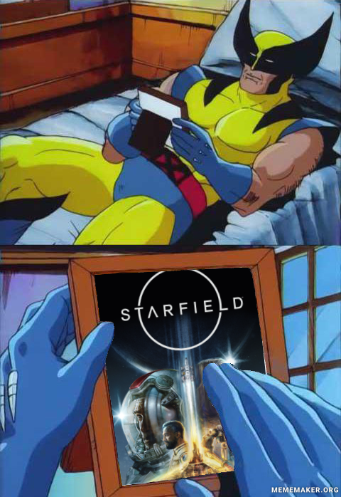 ThatBlairGray's tweet photo. Me since last night #Starfield https://t.co/EEfsbQxlaX