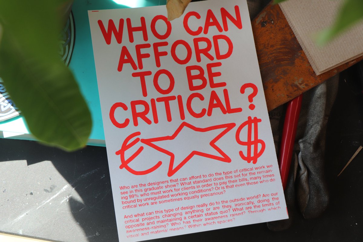 New OW issue! Looking back at his education, designer and researcher Afonso de Matos confronts a series of contradictions about the role of a critical attitude in design, its effects on the world and its relation to uneven professional opportunities. buttondown.email/otherworlds/ar…