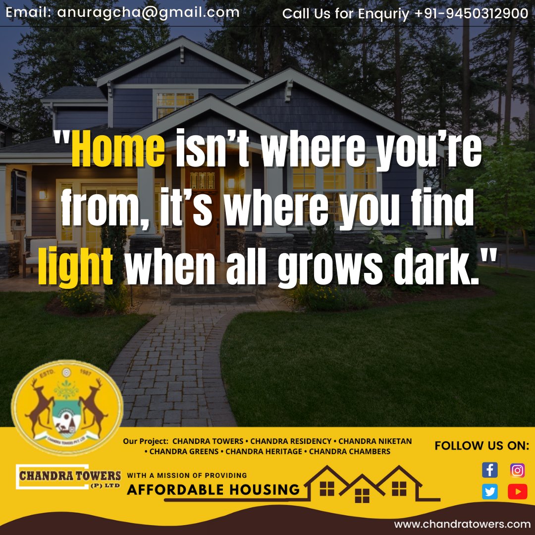 chandratowers's tweet photo. Chandra Anandam - Book your Affordable Dream House
in Shehmalpur, Harahua, Varanasi.
For Booking:
Call Us: +91-9450312900

#chandraanandam #chandratower #banaras #varanasighats #CTPL  #kashi #dreamhome #harahua #khushiyonkaghar https://t.co/UTjTXFl9b7