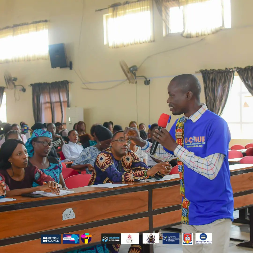 UCoHub's tweet photo. We had an intriguing time with the Students and Faculty members of University of Medical Science, Ondo last Friday.

The monthly masterclass/contest is part of the U-chub activities to encourage the spirit of innovation and entrepreneurship amongst African undergraduates. https://t.co/rSxQeruWFW