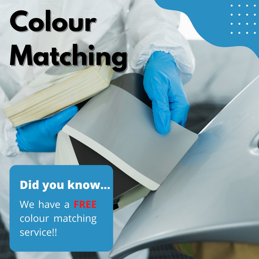 Did you know... 👀

We have a FREE colour matching service!!

All you have to do is bring a sample in and leave the rest to us! 😉

You can even bring your car…🚗

#colourmatching #paint #mim #carpaint #industrialpaint #carpaintrepair #mondaythoughts
