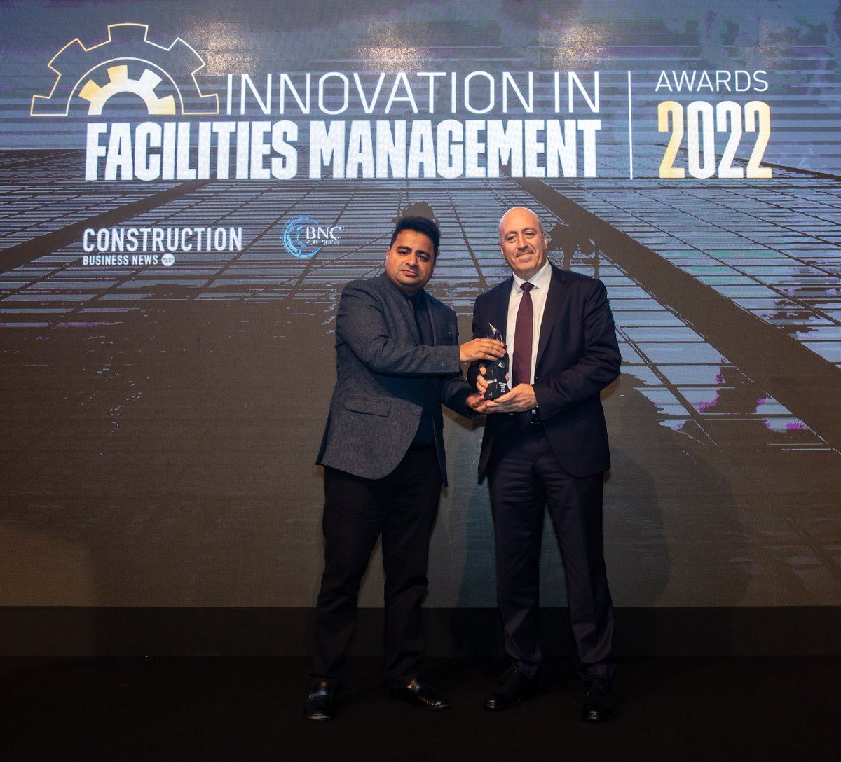 Enovame's tweet photo. We are proud to announce that Enova has been awarded with the "Health and Safety Initiative of the Year" award at the Innovation in Facilities Management Awards #FacilitiesManagement #IFMAwards https://t.co/bWvVpU1NOs