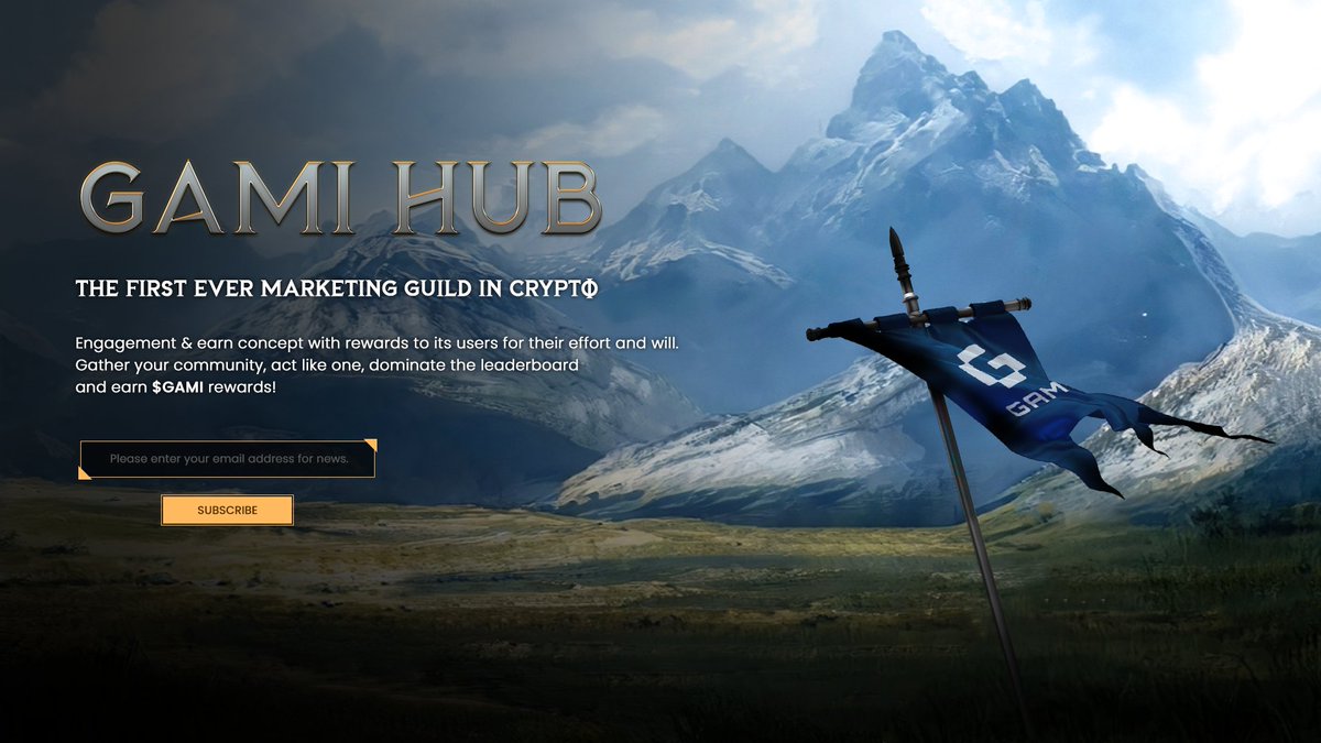 gamiworld's tweet photo. It’s usually said that you’re on your own in crypto. 

But we’ve been dreaming of acting as a team, as a community or a guild, or a clan! 

YOU NAME IT 🤠

That is one of the reasons we’ve been working on GAMI Hub🔥

C O M I N G S O O N.

#gamiworld #DEFI #GAMIHub #utility $GAMI https://t.co/p95xL43LXC