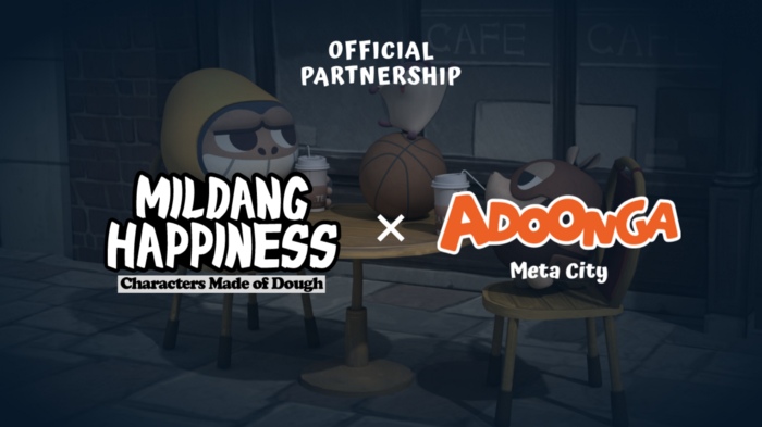 ✨밀당해피니스 x 아둥가 ✨ 
파트너십 체결한 아둥가는 우리기술투자의 투자를 받아 진행하는 플첵 입니당. 

아둥가 PFP와 여러 NFT를 가지고 플레이하는 빌딩 건축 및 운영 전략 시뮬레이션 P2E 프로젝트입니당. 

블록체인 네트워크는 솔라나를 채택하여 더 많은 기회를 엿보고 있어 기대됩니당