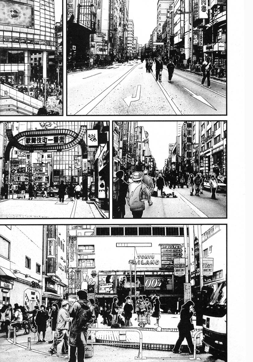 TokyoMillBot's tweet image. Gantz - 新宿午前十時 (2003)