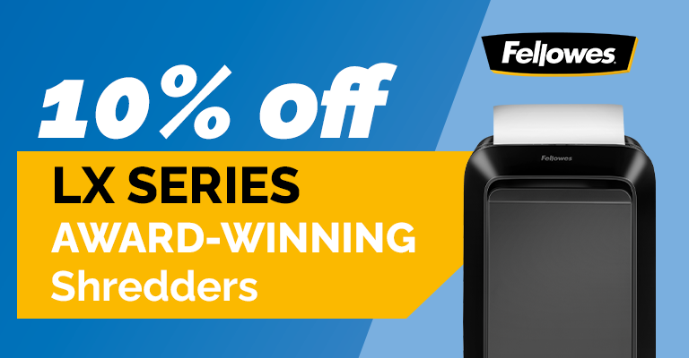 arrow_office's tweet image. DON'T MISS OUT! Get 10% off Fellowes AutoMax Autofeed &amp;amp; Award-Winning LX SERIES Shredders for a limited time only. #fellowes #shredders