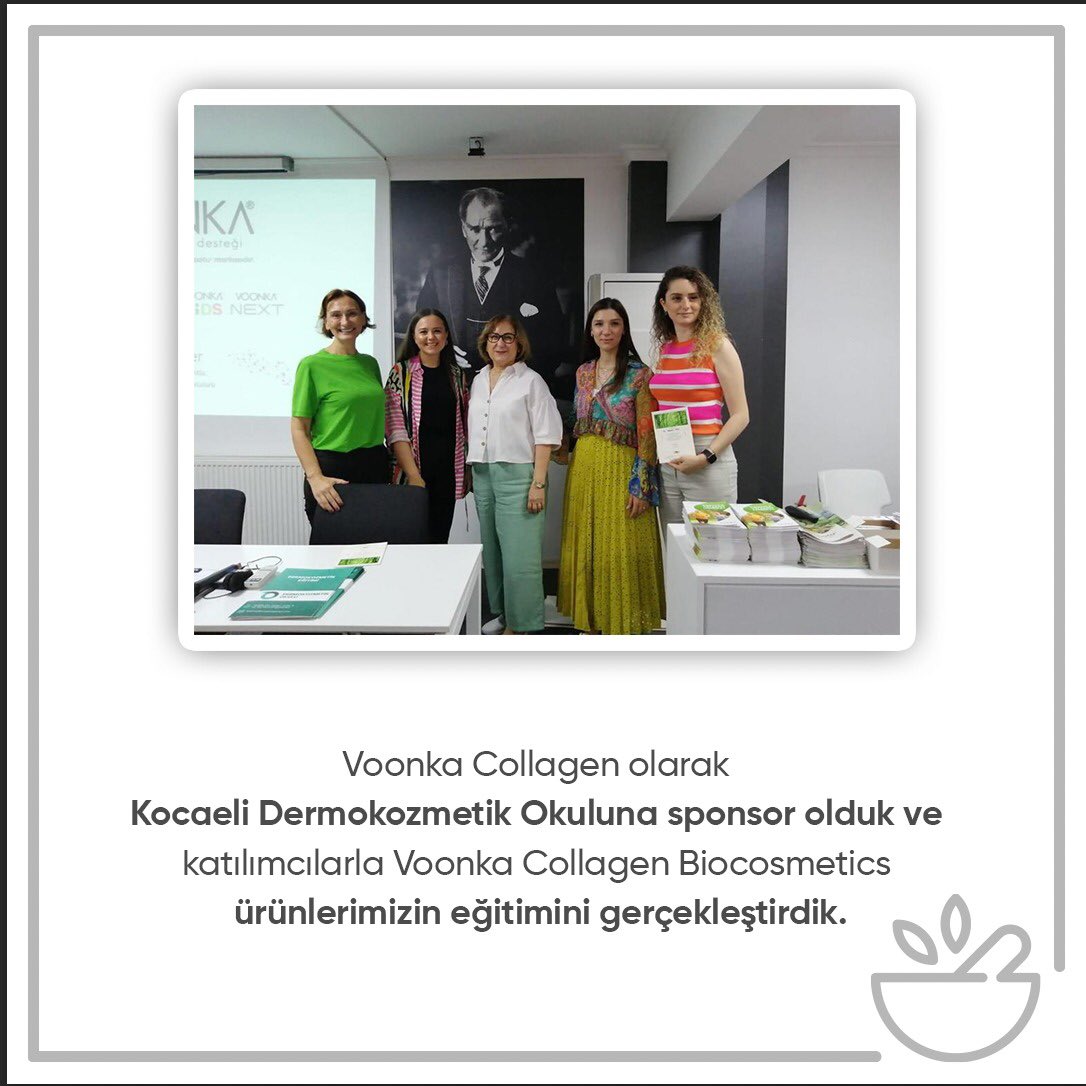 Voonka Collagen olarak Kocaeli Dermokozmetik Okuluna sponsor olduk ve katılımcılarla Voonka Collagen Biocosmetics ürünlerimizin eğitimini gerçekleştirdik.

#Kampotu #VoonkaCollagen
#VoonkaCollagenBiocosmetics #KocaeliDermokozmetikOkulu