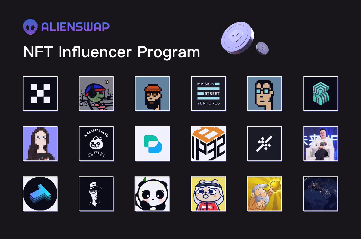AlienSwap_NFT's tweet photo. AlienSwap NFT Influencer Program is live now!

Come and join the community to find the 101 Most Influential Genesis Influencers!

From zero to one, from zero to hero! Let's participate and witness the rise of a truly decentralized NFT market! 👽

https://t.co/mMhGpVqD0I https://t.co/wVHgEpSiuP