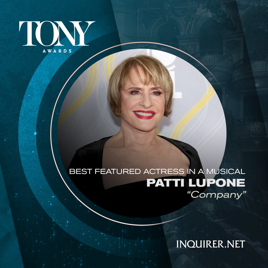 Inquirer on Twitter "Patti Lupone of wins Best Featured