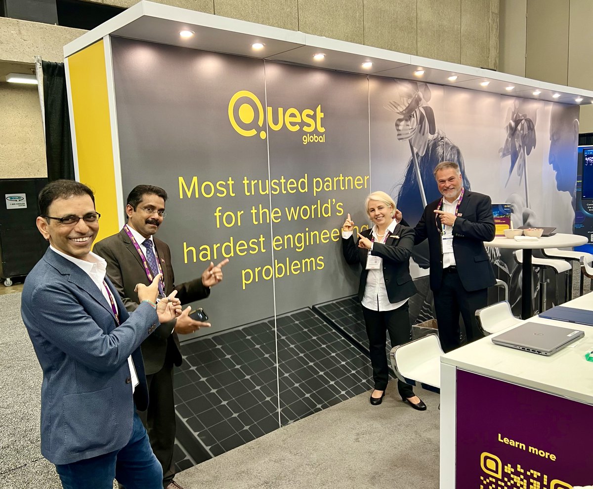 Quest_Global's tweet photo. We had a great time meeting old friends and making new ones at #DistribuTech2022. If you didn't have the opportunity to connect with us during the event, do reach out to us at - https://t.co/ey9qaRpEOQ . Our extraordinary team is up for the challenge. https://t.co/bMZMuEN4Pd