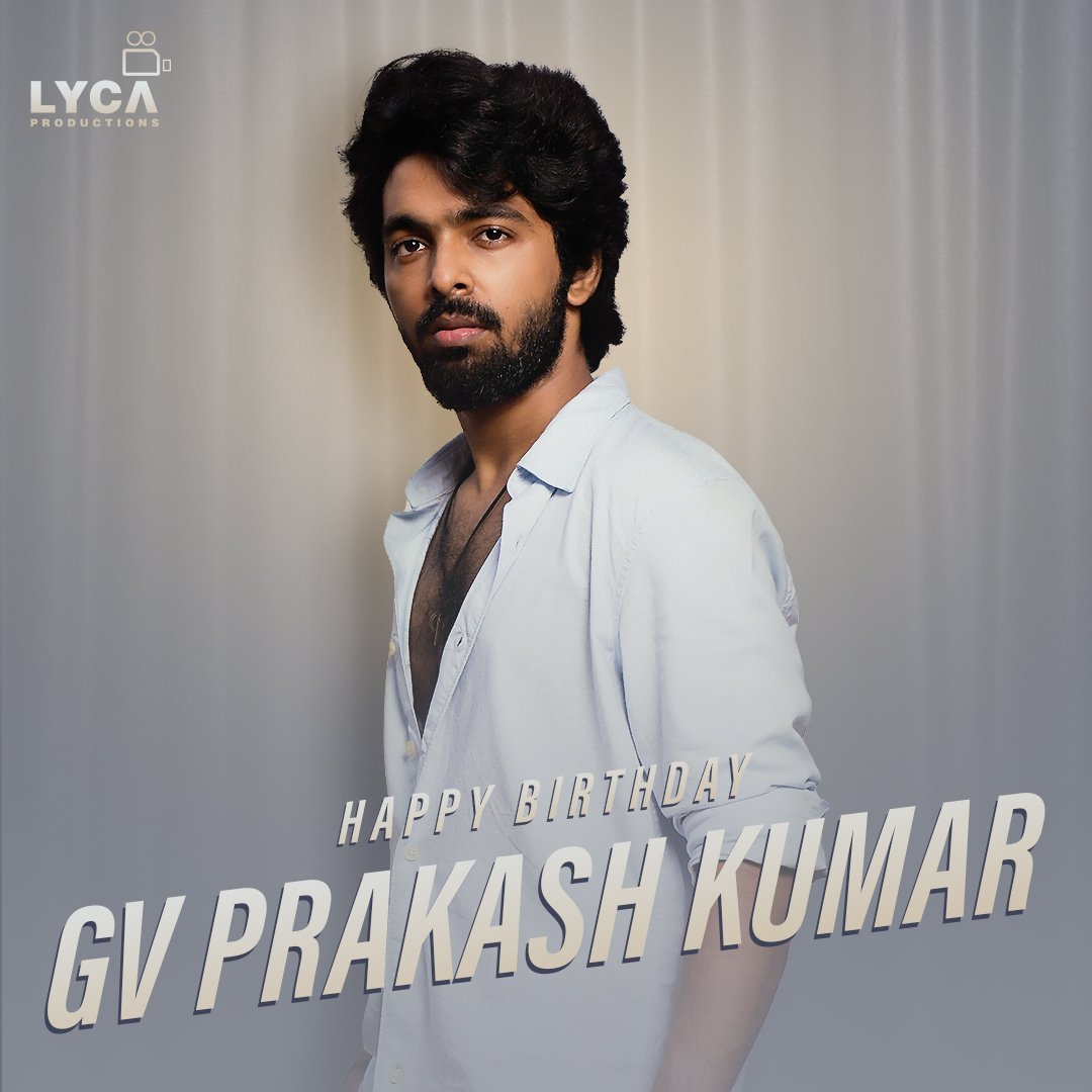 Happy birthday GV prakash kumar sir 