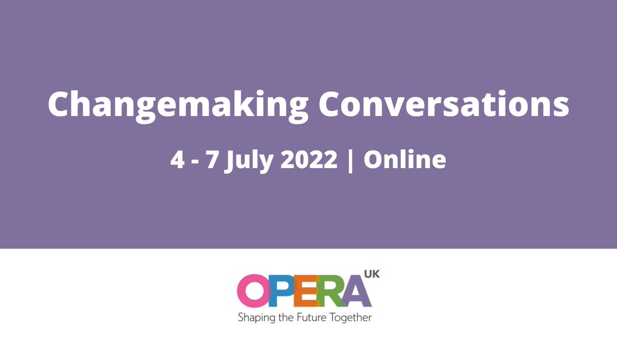 OperaUK1's tweet photo. Announcing our online Changemaking Conversations!
 
🔹 Advocating for Opera | Mon 4 Jul 6pm
🔹 Sustaining Opera | Tue 5 Jul 6pm
🔹 Diversifying Leadership in Opera | Thu 7 Jul 6pm
 
Find out more and book your free member place now: 👉 https://t.co/BDniPQBoIp https://t.co/gEU7MqPojq
