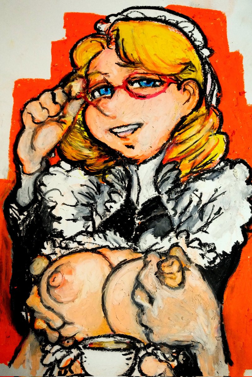 いつ描いたのか思い出せないオイルパステルメイド 