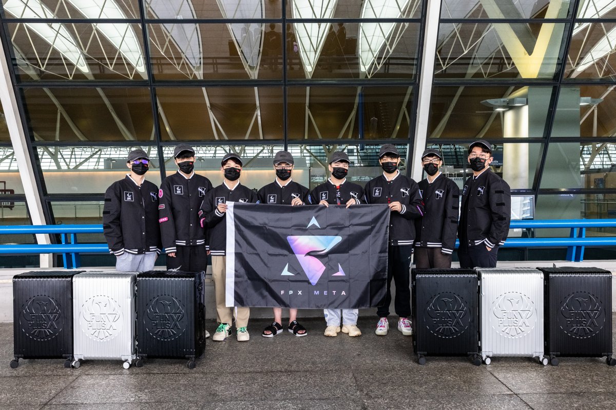 FPX_META's tweet photo. FPX's LOLM team has set off for Singapore🛫

To wish them a great success, we will giveaway 3 WLs!!🔥🔥

To participate:
1. Follow @FPX_META and @FPX_Esports
2. Like + Retweet + tag 3 of your friends 

⏰Ends in 24 hrs, good luck!🏅

#NFT #NFTCommunity #NFTGiveaways https://t.co/ZDXCt5pLQT
