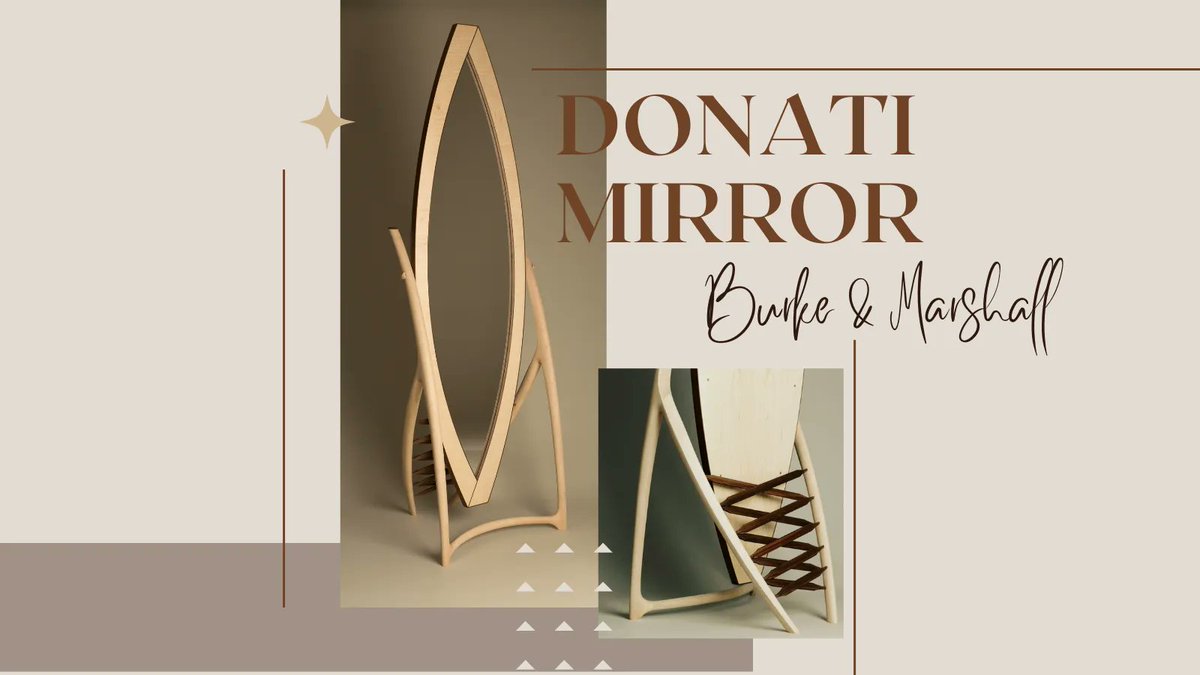 artisanalchemy's tweet photo. The cleverly constructed stand of the Donati Mirror accentuates the elegant eye of a needle shaped mirror and frame. Exploring the dialogue between shape and balance with an exquisite attention to detail and latticed back #mirror #standingmirror #mirrormirror #contemporarydesign https://t.co/dScQ1U7IzN