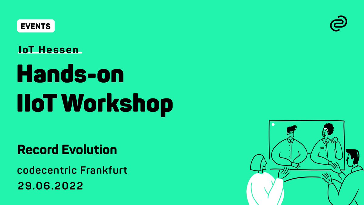 codecentric AG (@codecentric) on Twitter photo Wie man individuelle (I)IoT-Lösungen erstellen, skalieren und langfristig betreiben kann, zeigt das Team des #IoT-Startups <a href="/RecordEvolution/">Record Evolution</a> am 29.06. – bei einem Workshop des @iotffm-Meetups.
Achtung: Anmeldung per E-Mail erforderlich! cclnk.de/3tiLOqr #iiot Wie man individuelle (I)IoT-Lösungen erstellen, skalieren und langfristig betreiben kann, zeigt das Team des #IoT-Startups <a href="/RecordEvolution/">Record Evolution</a> am 29.06. – bei einem Workshop des @iotffm-Meetups.
Achtung: Anmeldung per E-Mail erforderlich! cclnk.de/3tiLOqr #iiot