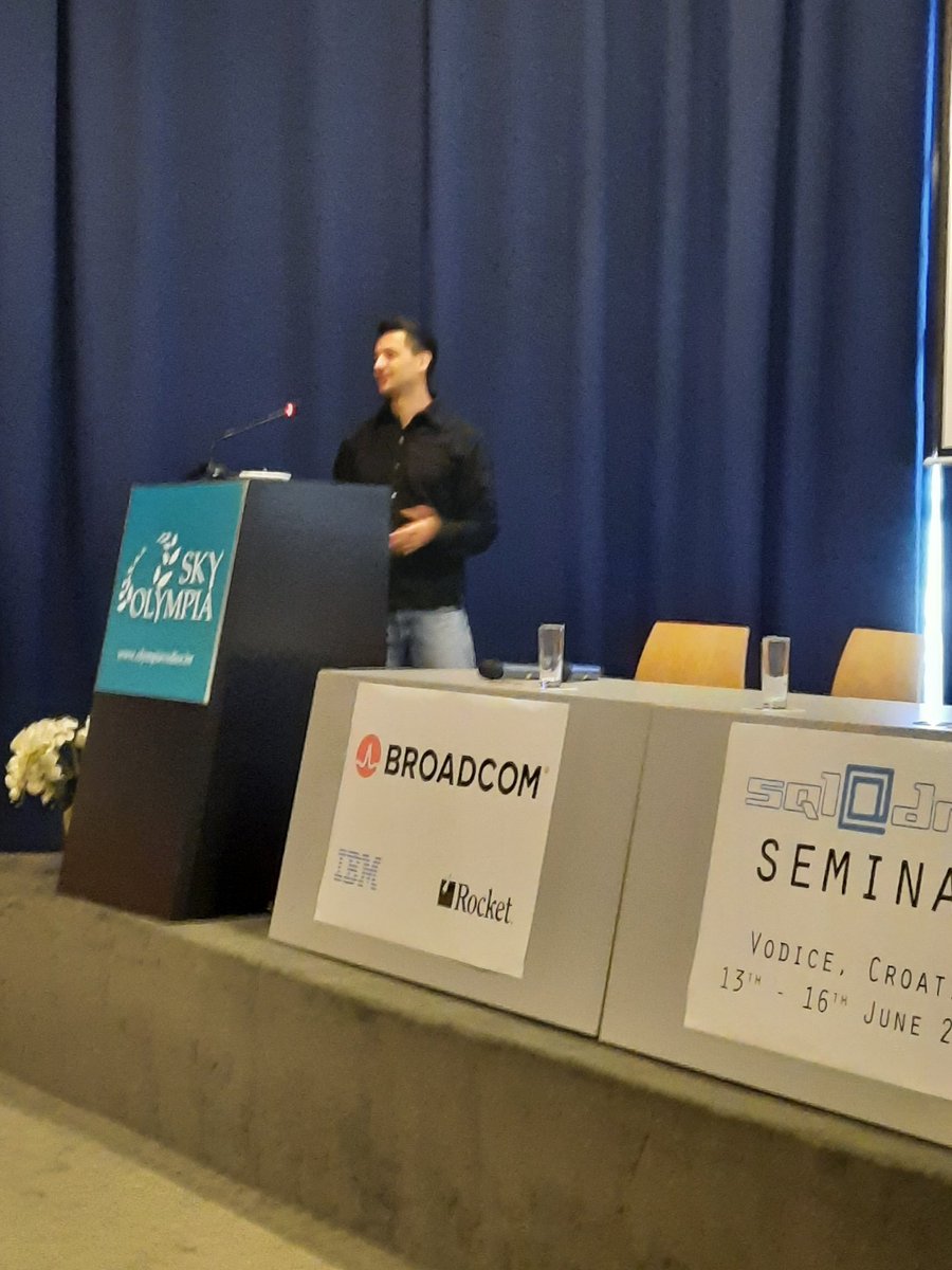 SQL_Adria's tweet image. #SQLAdria #Db2 seminar in Vodice with great topics and speakers started today sqladria.net 
@hrle1 @EberhardHechler 
#db2 #database #DataAnalytics #data #datafabric #datamesh