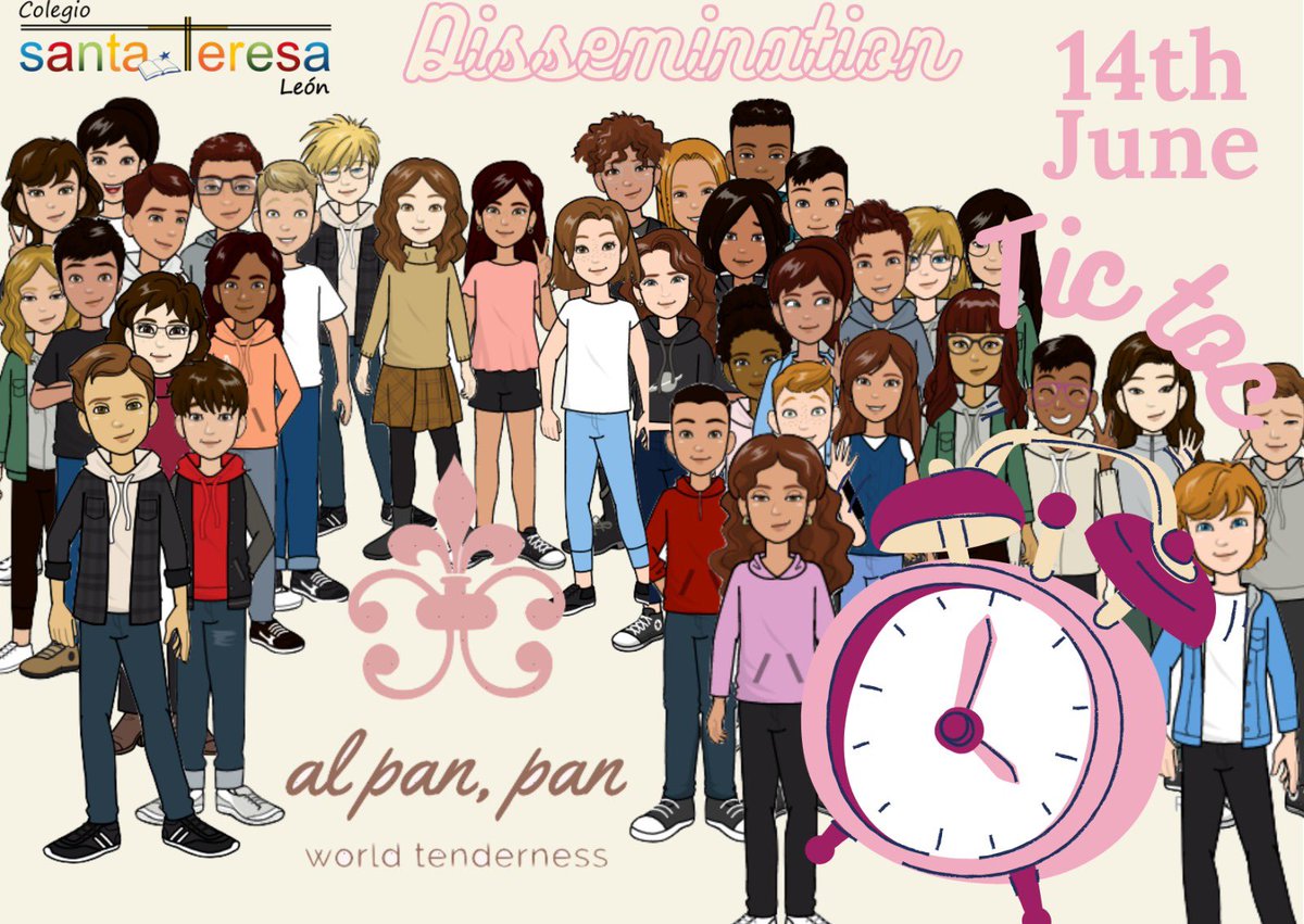 STeresaLeon's tweet image. Mañana, los alumnos de 3º de ESO presentarán su proyecto #eTwinning “Al Pan Pan” a sus compañeros de Educación Primaria y a sus padres en una sesión combinada (virtual y presencial). #CSTLeón #RedCentrosIT @eTwinning_es @CFIEdeLeon