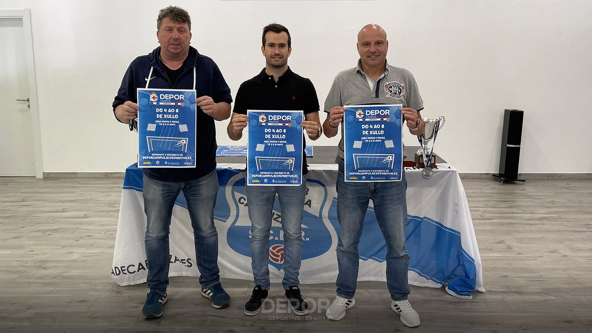 #DÉPORCAMPUS <a href="/cabreiroa/">Cabreiroá</a> | O #DéporCampusCabreiroá chega por oitavo ano consecutivo a Caranza rcdeportivo.es/gl/noticia/o-d…

✍️ Inscricións até o 30 de xuño en deporcampus.rcdeportivo.es/gl/caranza-202…!