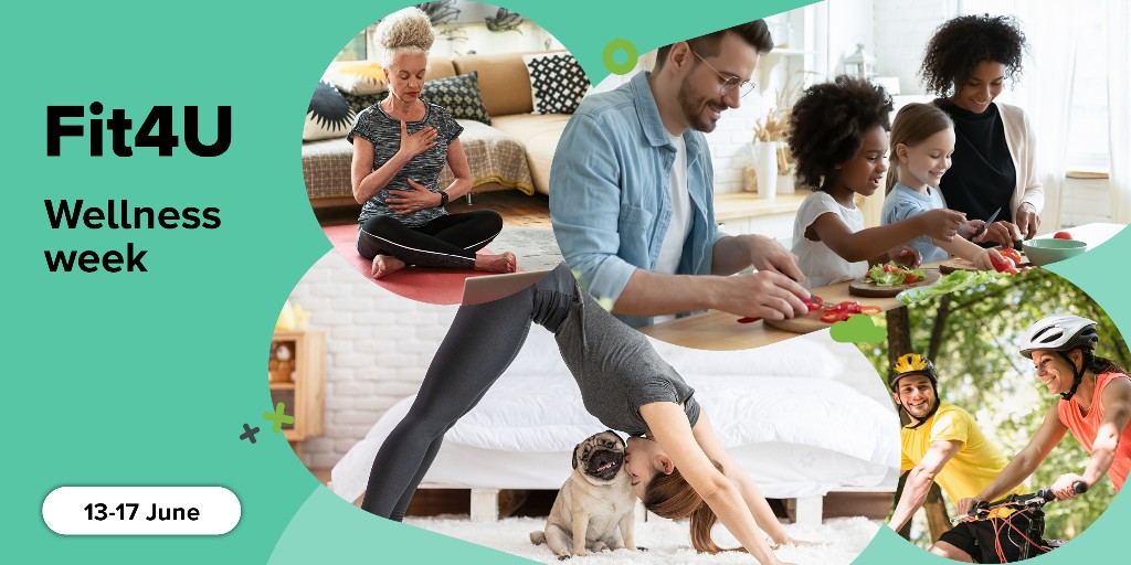 MikeEttling's tweet photo. I am proud to announce the start of our #Fit4U wellness week here at @Unit4Global! For the next 5 days we will be welcoming a range of wellness experts and fitness instructors to host sessions for everyone to attend, to help focus on our wellbeing. https://t.co/4UqtaTM0at