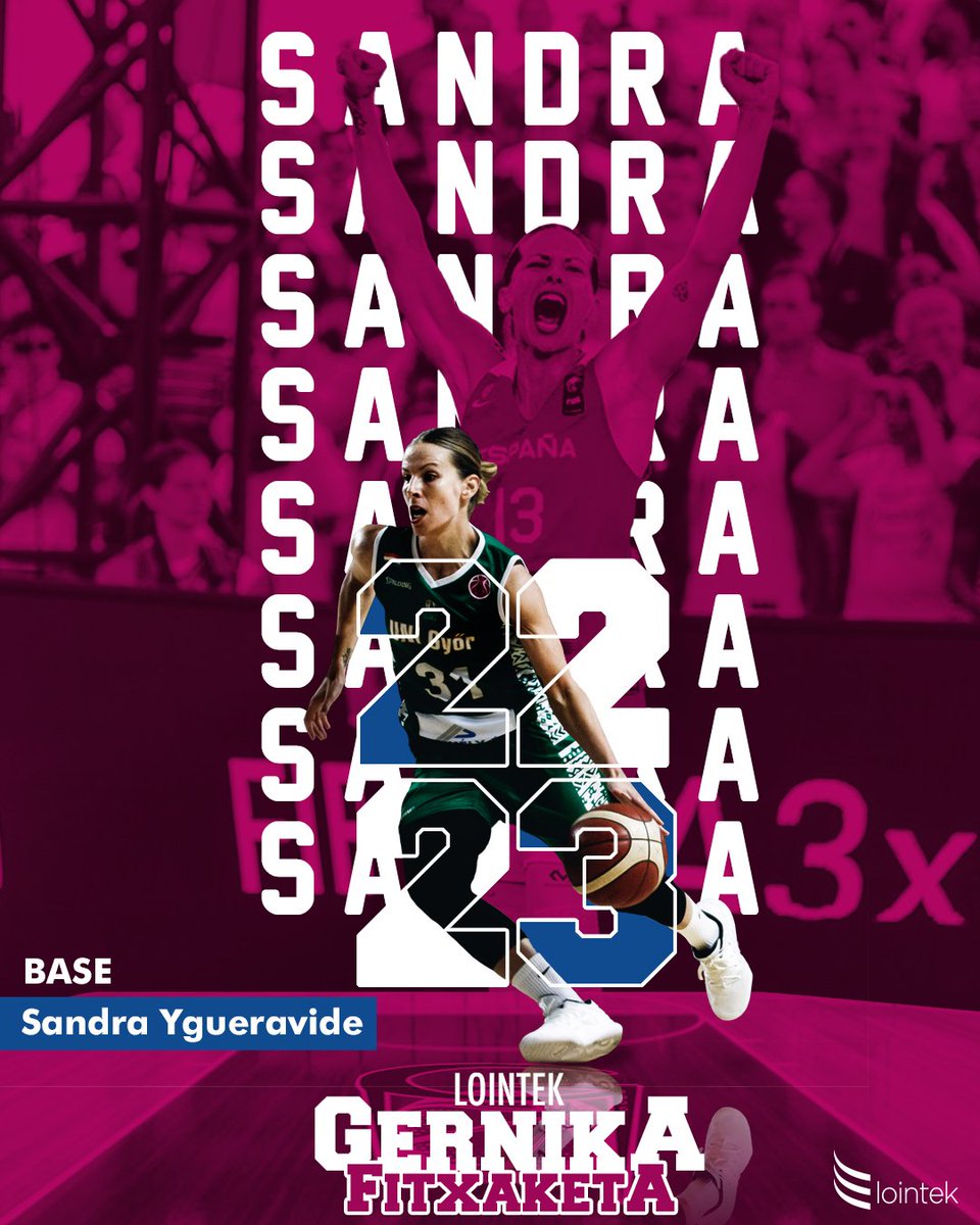 🔒 Sandra Ygueravide gutariko bat 🔒

<a href="/sygueravide13/">Sandra Ygueravide</a> regresa a la #LFEndesa de la mano del Lointek Gernika Bizkaia 

📲 gernikasaski.com/sandra-yguerav… 

#GutarikoBat 💜