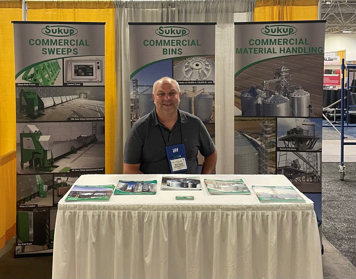 SukupMfg's tweet photo. Don't forget to stop by our booth #1208 at the Fuel Ethanol Workshop to talk about all the things beyond the bin!
#TeamSukup #FEW22 #Ethanol #RFSworks #AgTwitter https://t.co/Jgoex1WYr5