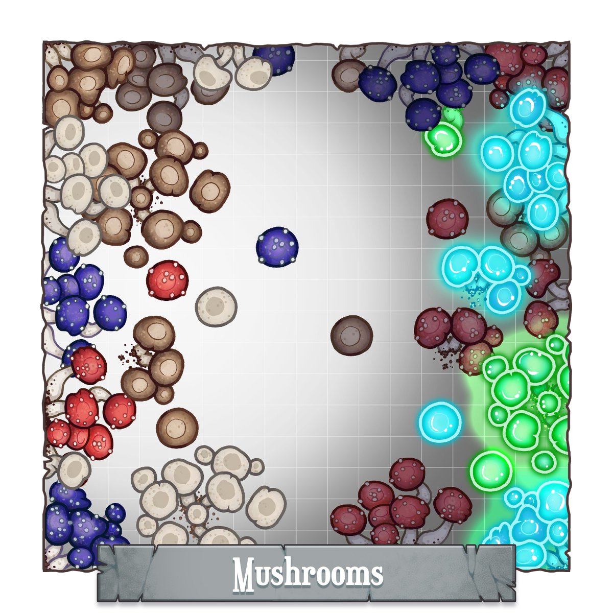MapHatchery's tweet image. We're experimenting with something a little different this week and came up with these mushroom asset tokens! We wanted to put together a pack that would allow you to turn any scene into your own fungal bungle jungle.

Mushroom castle?
Mushroom Atlantis?
Mushroom airship? 🤔