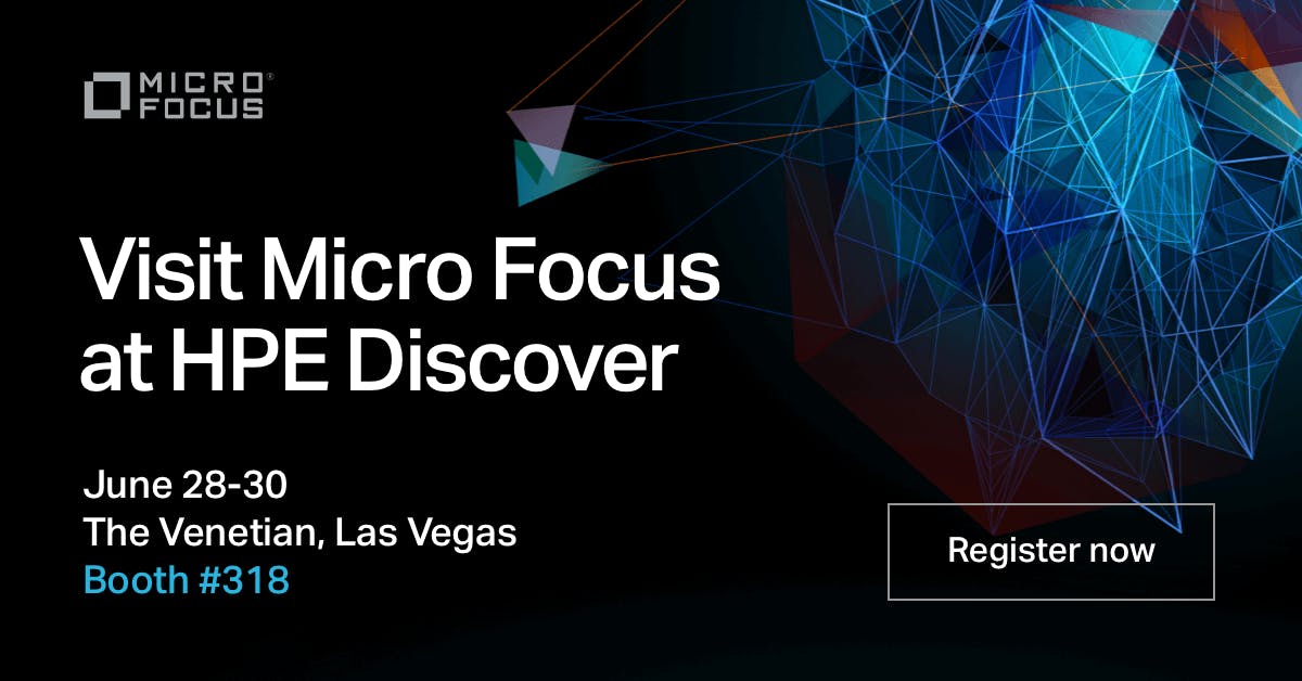Micro Focus is a Gold Sponsor of #HPEDiscover. Visit booth #318 &amp; tune in to the session “Break Up with the Mainframe: Moving Workloads to HPE with Micro Focus” to learn about how #MicroFocus and <a href="/HPE/">HPE</a> are #BetterTogether.... #MyMicroFocus bit.ly/3zADFld