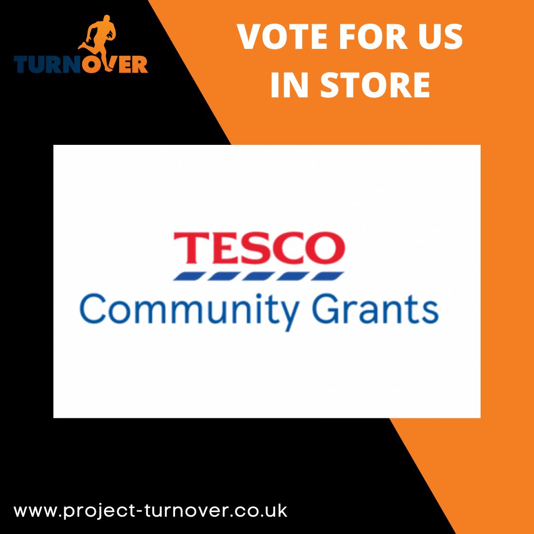 🔸️BREAKING NEWS🔸️

From the first week of July until 30th September 2022 you will be able to vote for us in your local <a href="/Tesco/">Tesco</a>

Check out our other socials for a full list of branches.

#takingcontrol #changinglivestogether #grantfunding #sportforgood