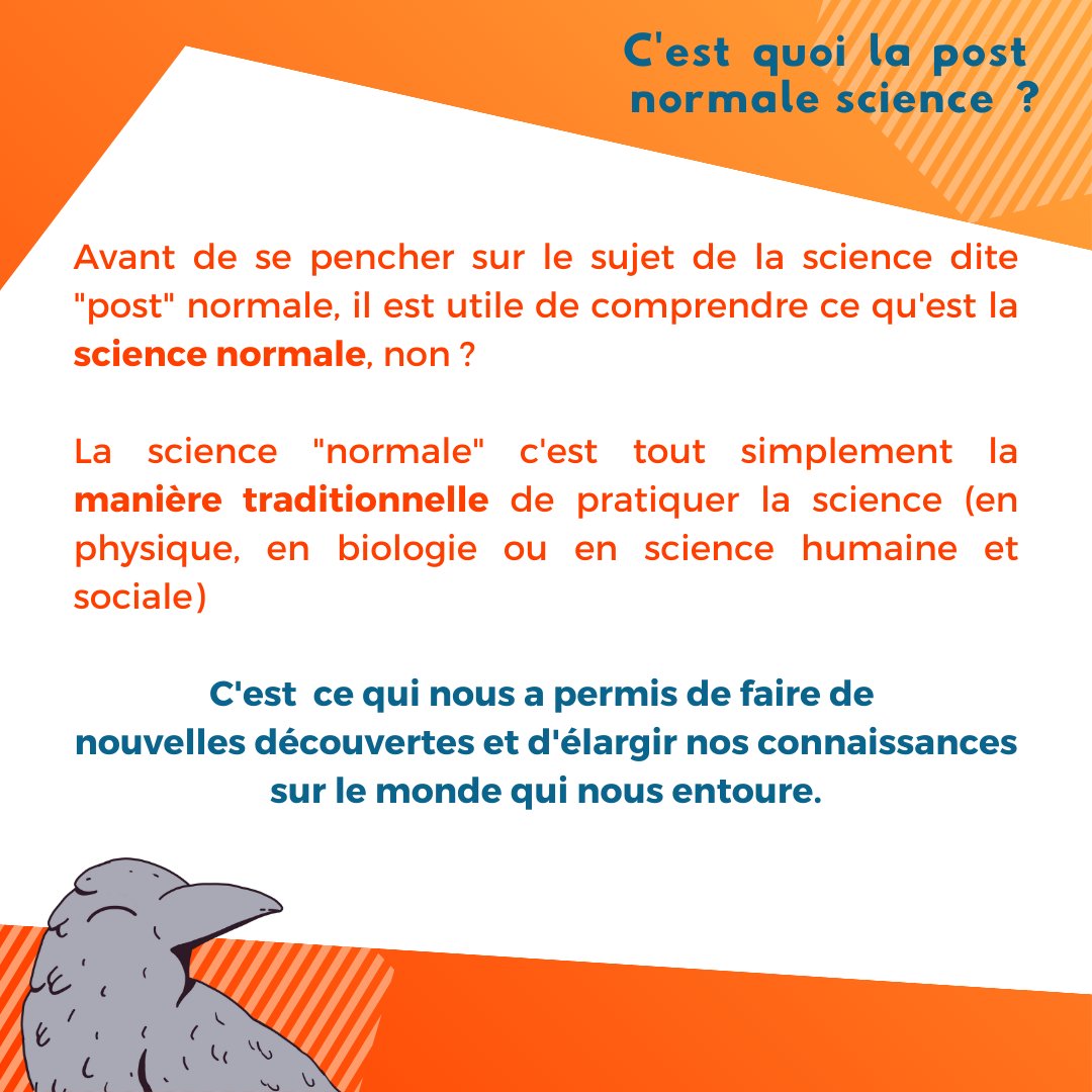 EisoImst's tweet image. Mais s&apos; il y a une science dite “post normale”, c’est quoi la science “normale” ? 🤔
 
#postnormalscience #PSN