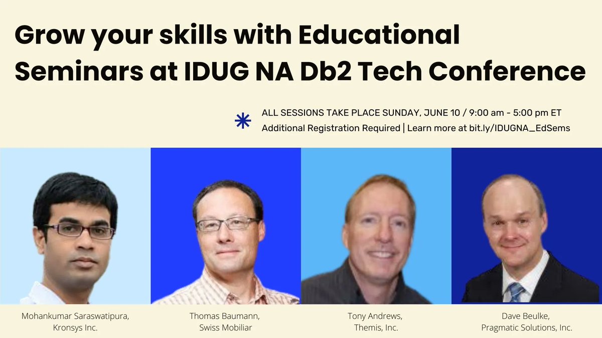 IDUG - The International Db2 Users Group tweet media