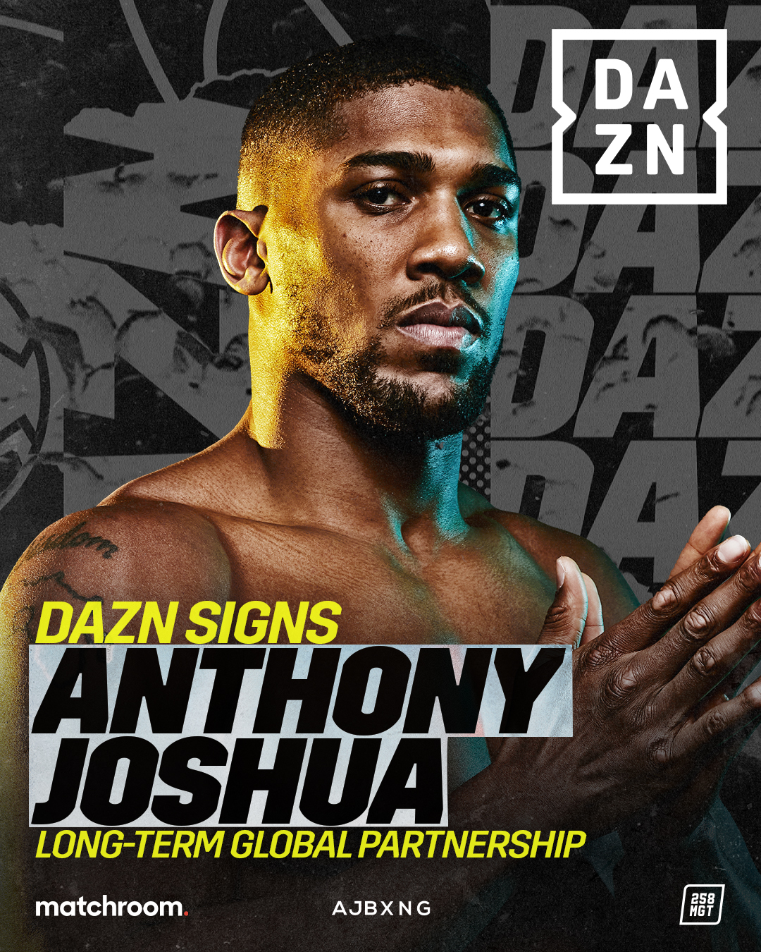 Dazn Boxing Aj Signs For Dazn Anthonyjoshua S Future Fights Will Be Broadcast On Dazn Worldwide After The Two Time Heavyweight Champ Agrees To A Ground Breaking Deal The Global Home Dazn Boxing Aj Signs For Dazn Anthonyjoshua S Future Fights Will Be Broadcast On Dazn Worldwide After The Two Time Heavyweight Champ Agrees To A Ground Breaking Deal The Global Home