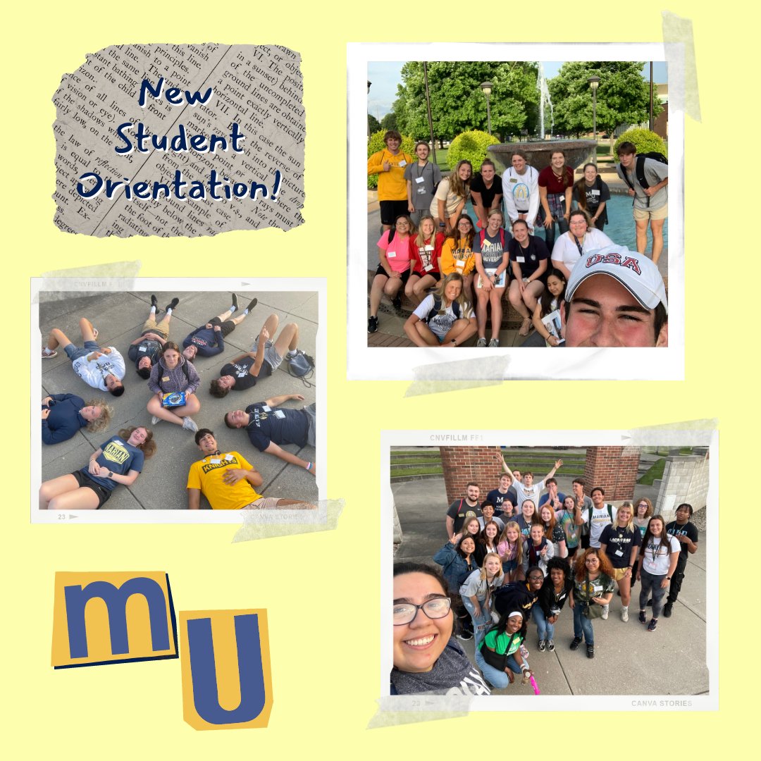 If you can't tell, we are pretty pumped about New Student Orientation.

This is just a glimpse into what you will experience at Orientation this summer!

Register with the link in our bio!

#MakeItMarian