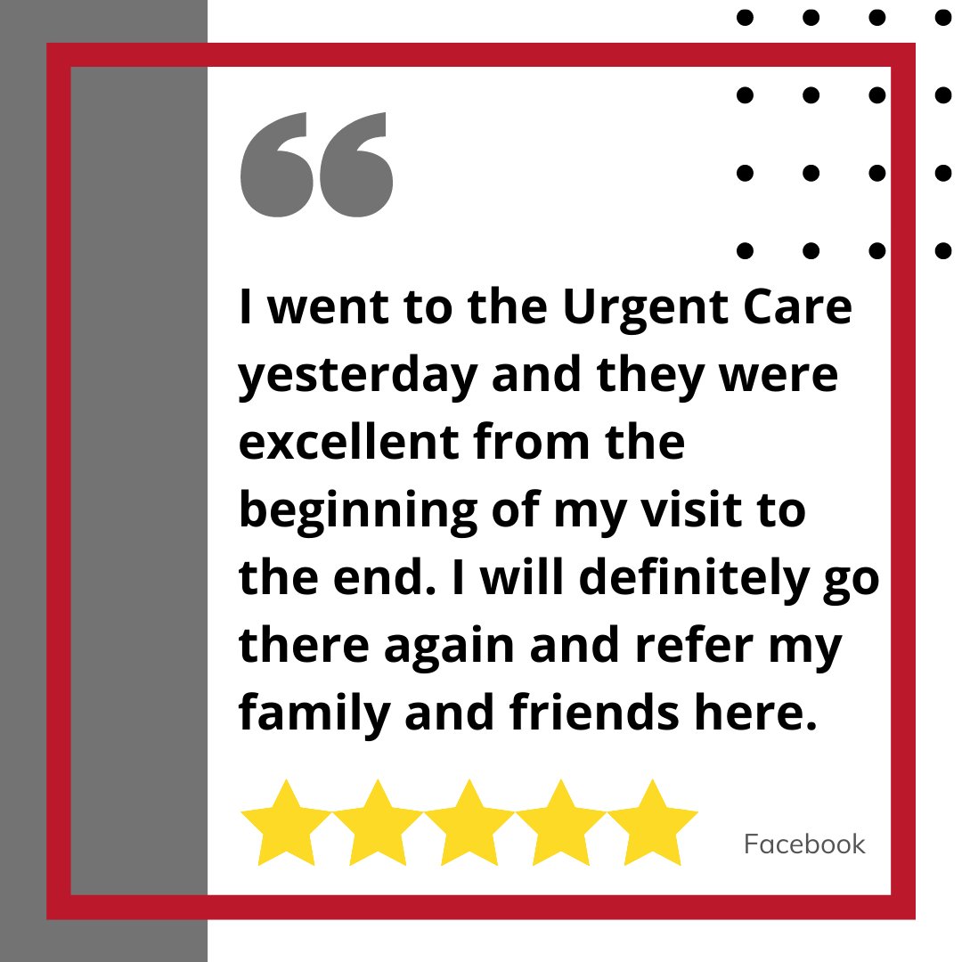 We love hearing from our patients! Our mission is always to provide everyone who walks in the door the best care along with the best service possible! We are thrilled that this patient recognized how awesome our staff and is willing to share her... afcurgentcare.com/cheltenham/