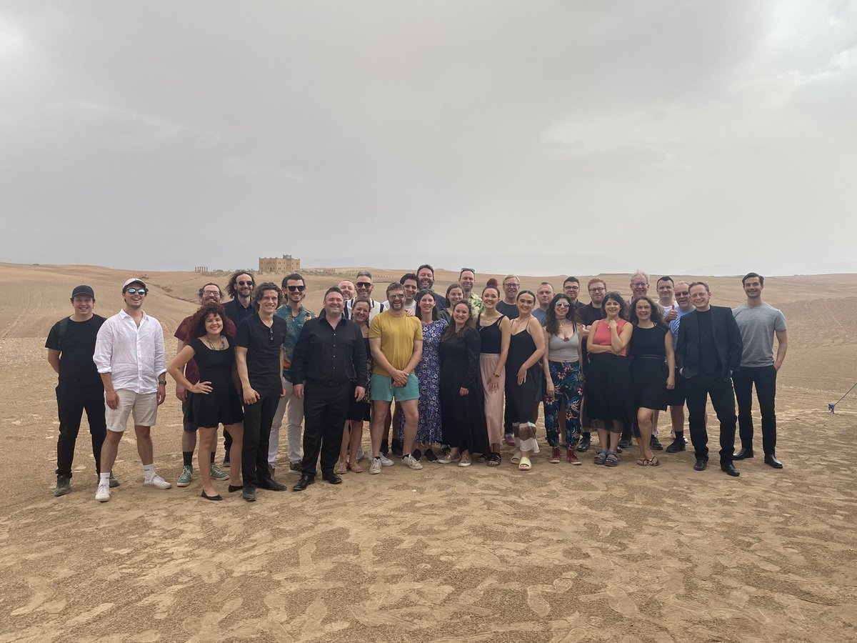 RuthWhybrow's tweet photo. Back from an incredible gig in the Sahara desert with an incredible pop orchestra. Such an incredible experience with the loveliest musicians! https://t.co/XOz2B4Dr2Z