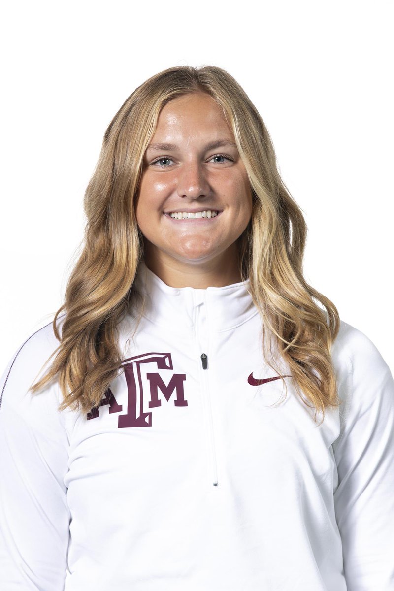 Katelyn Fairchild (Andale ‘21) had an incredible freshman season for Texas A&amp;M track and field.
She placed second at the SEC Championships and qualified for the NCAA Outdoor Championships. 
Her season-best mark of 179-2/54.62m ranks No. 8 on the A&amp;M all-time list.
#sportsinkansas
