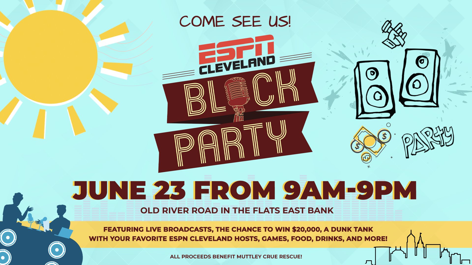 ESPN Cleveland on Twitter "The ESPN Cleveland Block Party is set for
