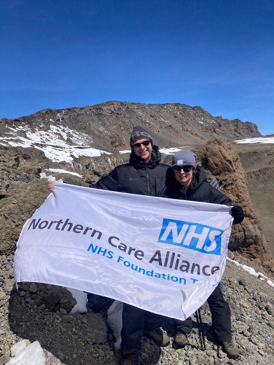 They did it!! Our colleagues Stuart Wildman and Caroline Abbott reached the summit of Mt Kilimanjaro with Martin Hibbert and the #MartinsMountain team. Congratulations to you all. 
You can still donate here orlo.uk/L1XKO