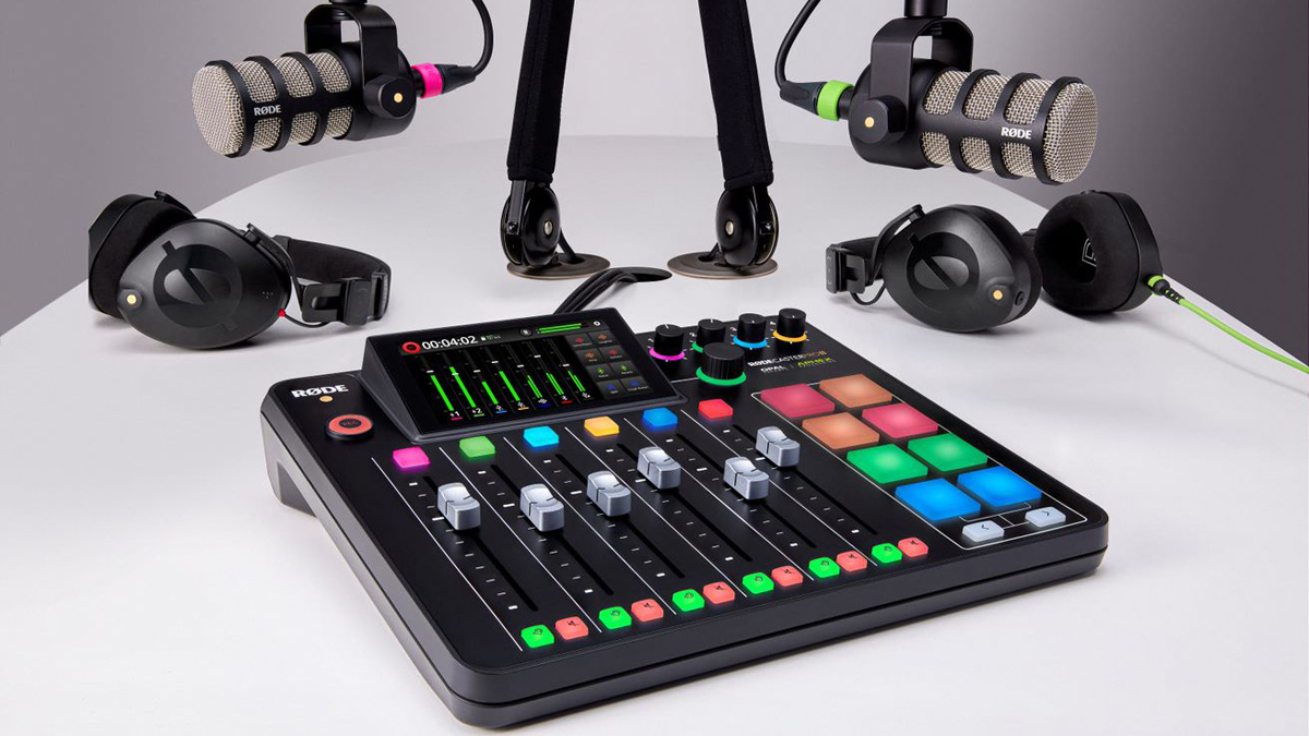RussellPrue's tweet photo. The new @rodemics RODEcaster PRO II is now available across my product range, explore the full range here https://t.co/mdjZHjdR1T bundled with Tablet and Desktop computers options and 4 PODMics to offer the best flexibility and lowest costs @andertontiger https://t.co/CwYixwzIC6