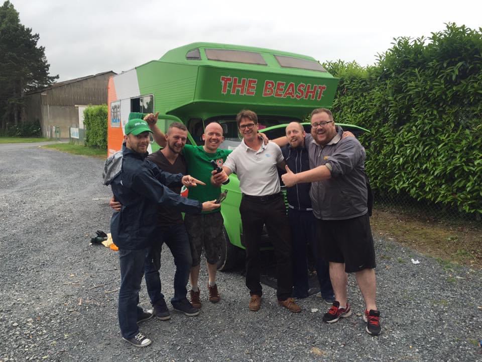 Beasht2016's tweet photo. Shoutout to the absolute legend that is Olivier, from the small French town of Bourguébus, who made sure the Beasht’s journey did not end prematurely by getting a part welded for us on this day 6 years ago #OTD https://t.co/YkrqAEk9xs