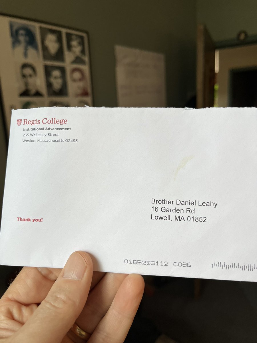 We’re all sisters and brothers in the Regis community of Dear Neighbors!