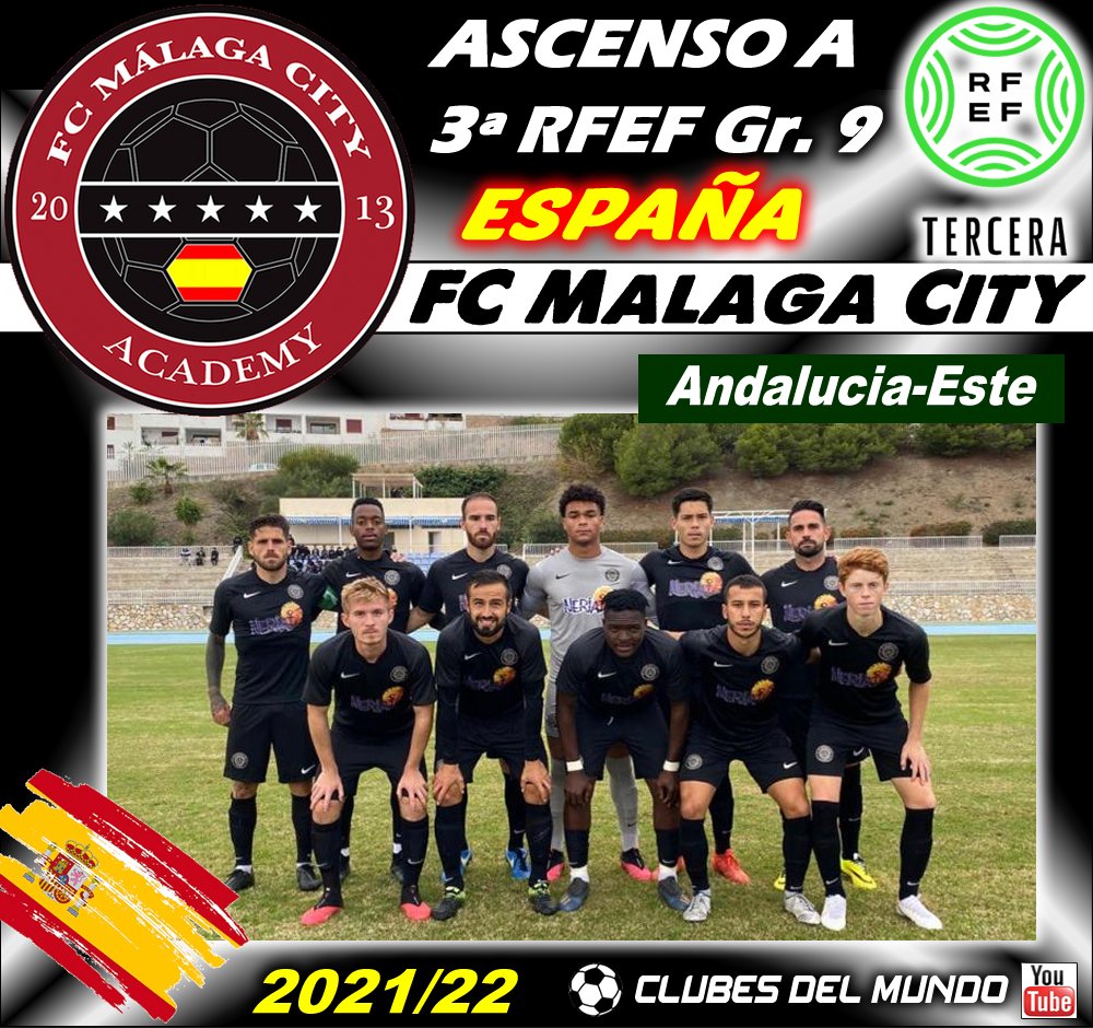 ClubsDelMundo's tweet photo. El FC MALAGA CITY asciende al Grupo 9 de la TERCERA RFEF ESPAÑOLA y se estrena en Categoria Nacional. Enhorabuena.
#FCMalagaCity #MalagaCity #Malaga #RFEF3 #TerceraRFEF #Andalucia @FCMalagaCity https://t.co/Lnb37bH5mU