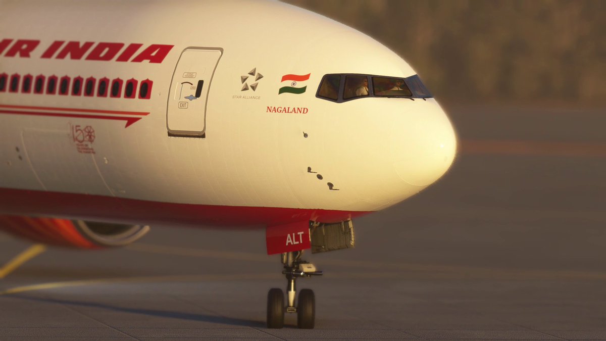 adamswingfly's tweet photo. Air India Boeing 777-300 ER Taxiing to the Gates. 

#airindia #Boeing #Boeing777-300ER #Aviation #Airline #Indianaviation https://t.co/zsEIc4eGC2