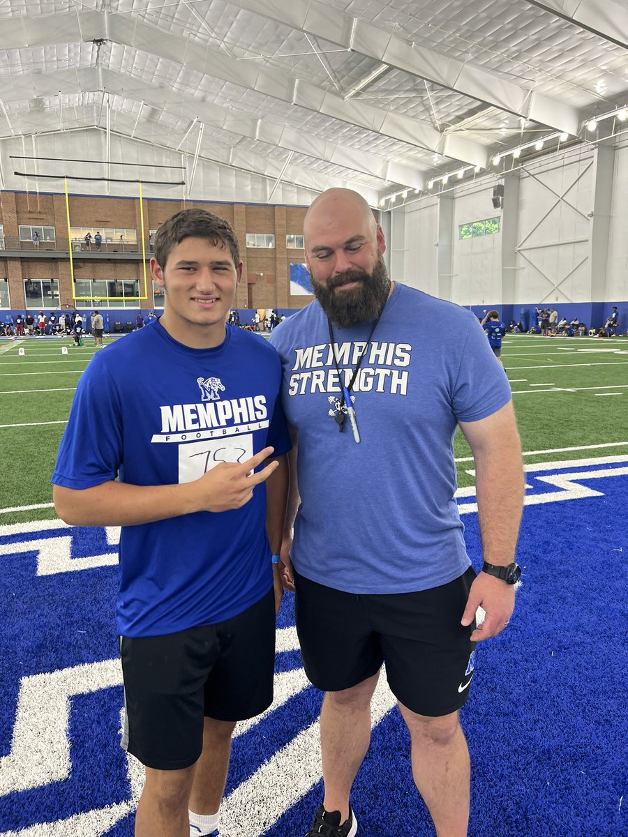Memphis Camp was Amazing!!  Thanks to all the coaches for coaching me up!  <a href="/Coach_KPope/">Kyle Pope</a> <a href="/IBHS_Football/">Ida Baker Football</a> <a href="/CoachD_Simmons/">DeAndra’ Simmons</a> <a href="/CoachFaucette/">Chuck Faucette</a>