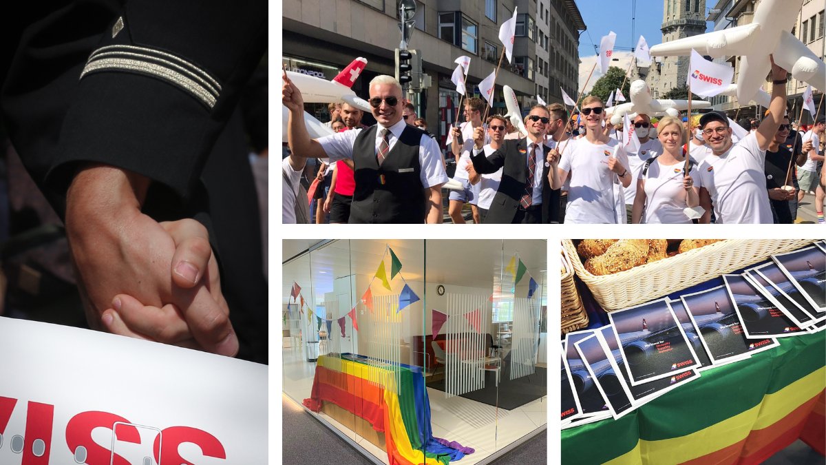FlySWISS's tweet photo. "We specifically try to break down prejudices & boundaries". Peer, from our internal "Proud@SWISS" network stands up for more visibility, inclusion & tolerance. Because "there can never be enough of that". โค๏ธ๐งก๐๐๐๐More about it: https://t.co/7e06qBAcsH
#FlyLove #FlySWISS https://t.co/KVoF0hNoBn